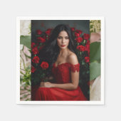 Serviette En Papier Papier Napkin (Devant)