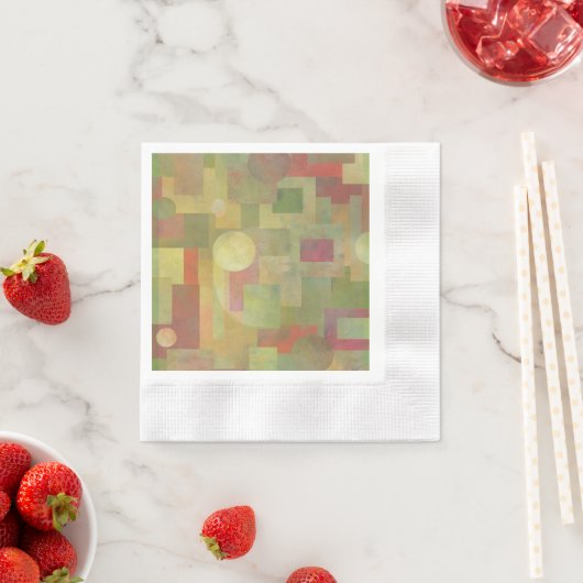 Serviette En Papier Papier Napkin (En situation)