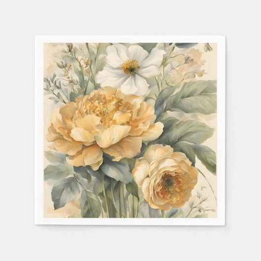 Serviette En Papier Papier Napkin (Devant)