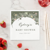 Serviette En Papier Papier Napkin (En situation)