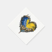 Serviette En Papier Papier Napkin (Coin)