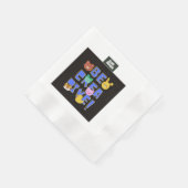 Serviette En Papier Papier Napkin (Coin)
