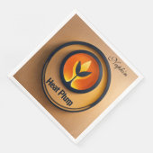 Serviette En Papier Papier Napkin (Coin)