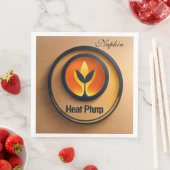 Serviette En Papier Papier Napkin (En situation)