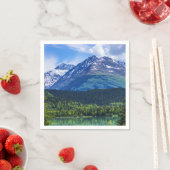 Serviette En Papier Papier Napkin (En situation)