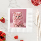 Serviette En Papier Papier Napkin (En situation)