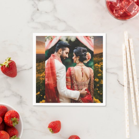 Serviette En Papier Papier Napkin (En situation)