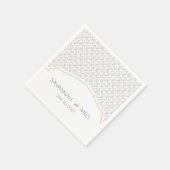 Serviette En Papier Papier Napkin (Coin)