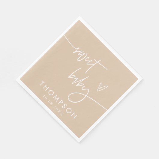 Serviette En Papier Papier Napkin (Coin)