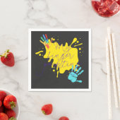 Serviette En Papier Papier Napkin (En situation)