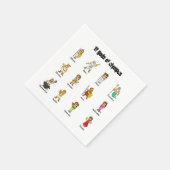 Serviette En Papier Papier Napkin (Coin)