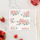 Serviette En Papier Papier Napkin (En situation)