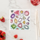 Serviette En Papier Papier Napkin (En situation)