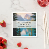 Serviette En Papier Papier Napkin (En situation)