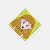 Serviette En Papier Papier Napkin (Coin)