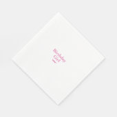 Serviette En Papier Papier Napkin (Coin)