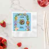Serviette En Papier Papier Napkin (En situation)
