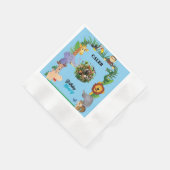 Serviette En Papier Papier Napkin (Coin)