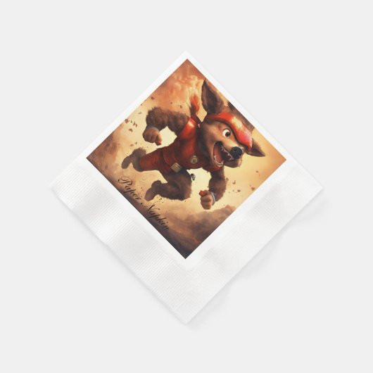 Serviette En Papier Papier Napkin (Coin)