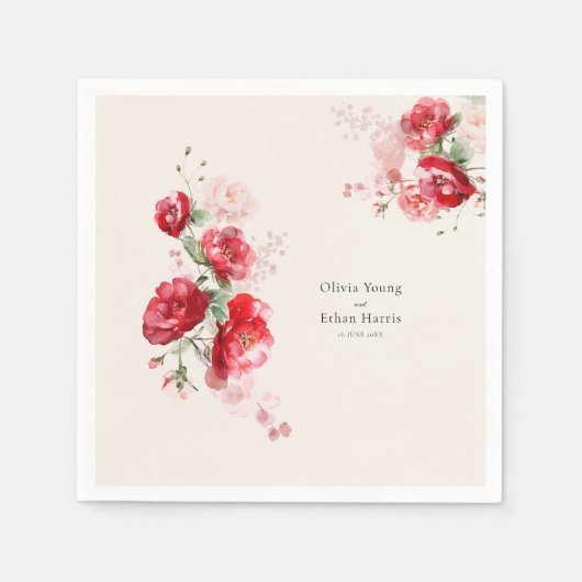 Serviette En Papier Papier Napkin (Devant)