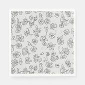 Serviette En Papier Papier Napkin (Devant)