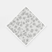 Serviette En Papier Papier Napkin (Coin)