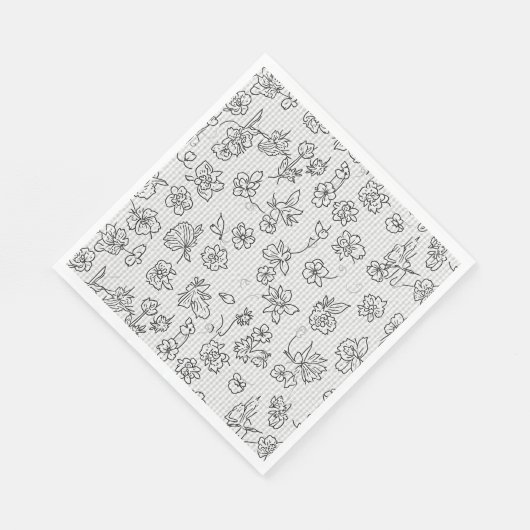 Serviette En Papier Papier Napkin (Coin)
