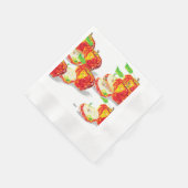 Serviette En Papier Papier Napkin : Amour des pommes (Coin)