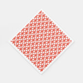 Serviette En Papier Papier Napkin - Anneaux rouges bloquant (Coin)
