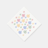 Serviette En Papier Papier Napkin - Arbre de Noël Ornements (Coin)