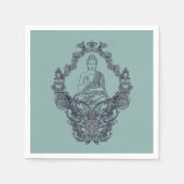 SERVIETTE EN PAPIER PAPIER NAPKIN : BUDDHA (Devant)