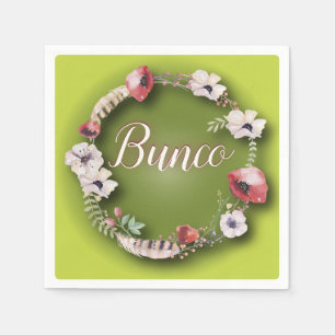 Serviette En Papier Papier Napkin Bunco Bon - Boho ou Bohemian