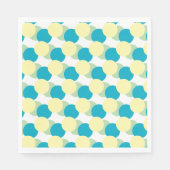 Serviette En Papier Papier Napkin - Cercles pastel chevauchement (Devant)