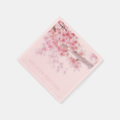 SERVIETTE EN PAPIER PAPIER NAPKIN : CHERRY BLOSSOM (Coin)