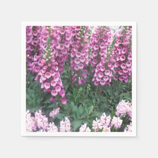 Serviette En Papier Papier Napkin Fleurs Garlands ART par Navin JOSHI (Devant)