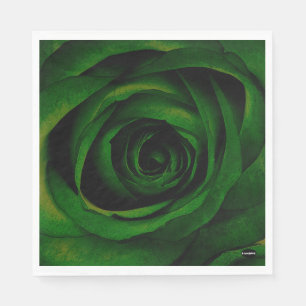 Serviette En Papier Papier Napkin HAMbWG Rose vert