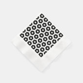 Serviette En Papier Papier Napkin - Hexagons (Coin)