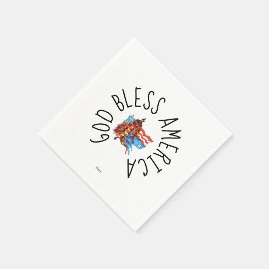 Serviette En Papier Papier Napkin : Jour de l'Indépendance (Coin)