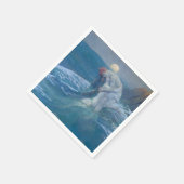 SERVIETTE EN PAPIER PAPIER NAPKIN : MERMAID : HOWARD PYLE (Coin)