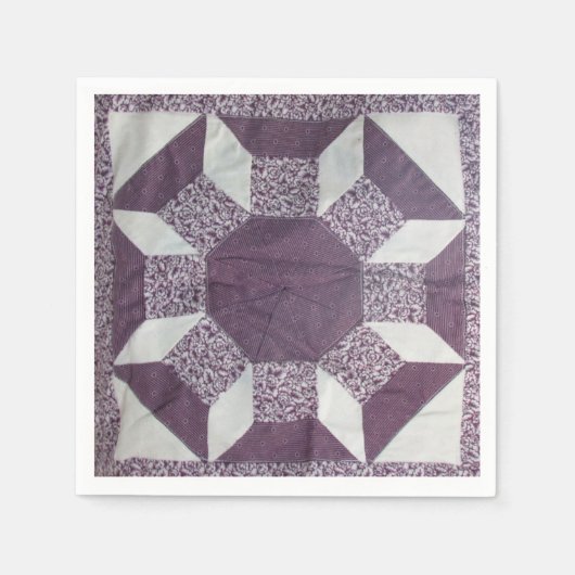 Serviette En Papier Papier Napkin - Motif de fils (Devant)