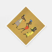 Serviette En Papier Papier Napkin pour femmes africaines (Coin)