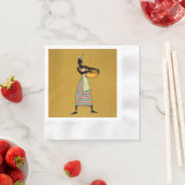 Serviette En Papier Papier Napkin pour femmes africaines (En situation)