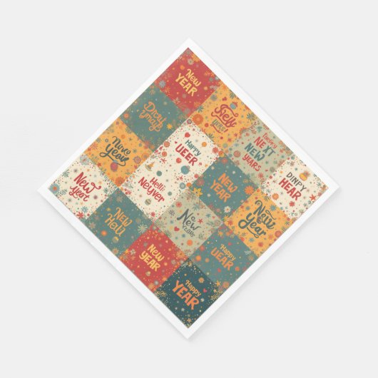 Serviette En Papier Papier Napkin pour la fête du Nouvel An (Coin)
