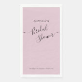 Serviette En Papier Papier Napkin pour une douche nuptiale. (Devant)