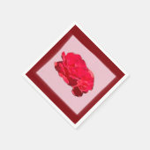 Serviette En Papier Papier Napkin rose foncé (Coin)