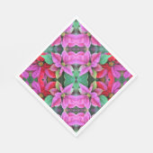 Serviette En Papier Papier Napkin rose/rouge Poinsettia (Coin)