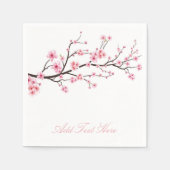 SERVIETTE EN PAPIER PAPIER NAPKIN : SAKURA BLOSSOMS (Devant)
