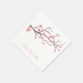 SERVIETTE EN PAPIER PAPIER NAPKIN : SAKURA BLOSSOMS (Coin)