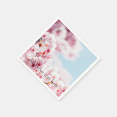 SERVIETTE EN PAPIER PAPIER NAPKIN : SAKURA : CHERRY BLOSSOMS (Coin)