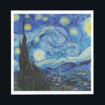 SERVIETTE EN PAPIER PAPIER NAPKIN : VAN GOGH : STARRY NIGHT<br><div class="desc">PAPIER NAPKIN : VAN GOGH : STARRY NIGHT</div>